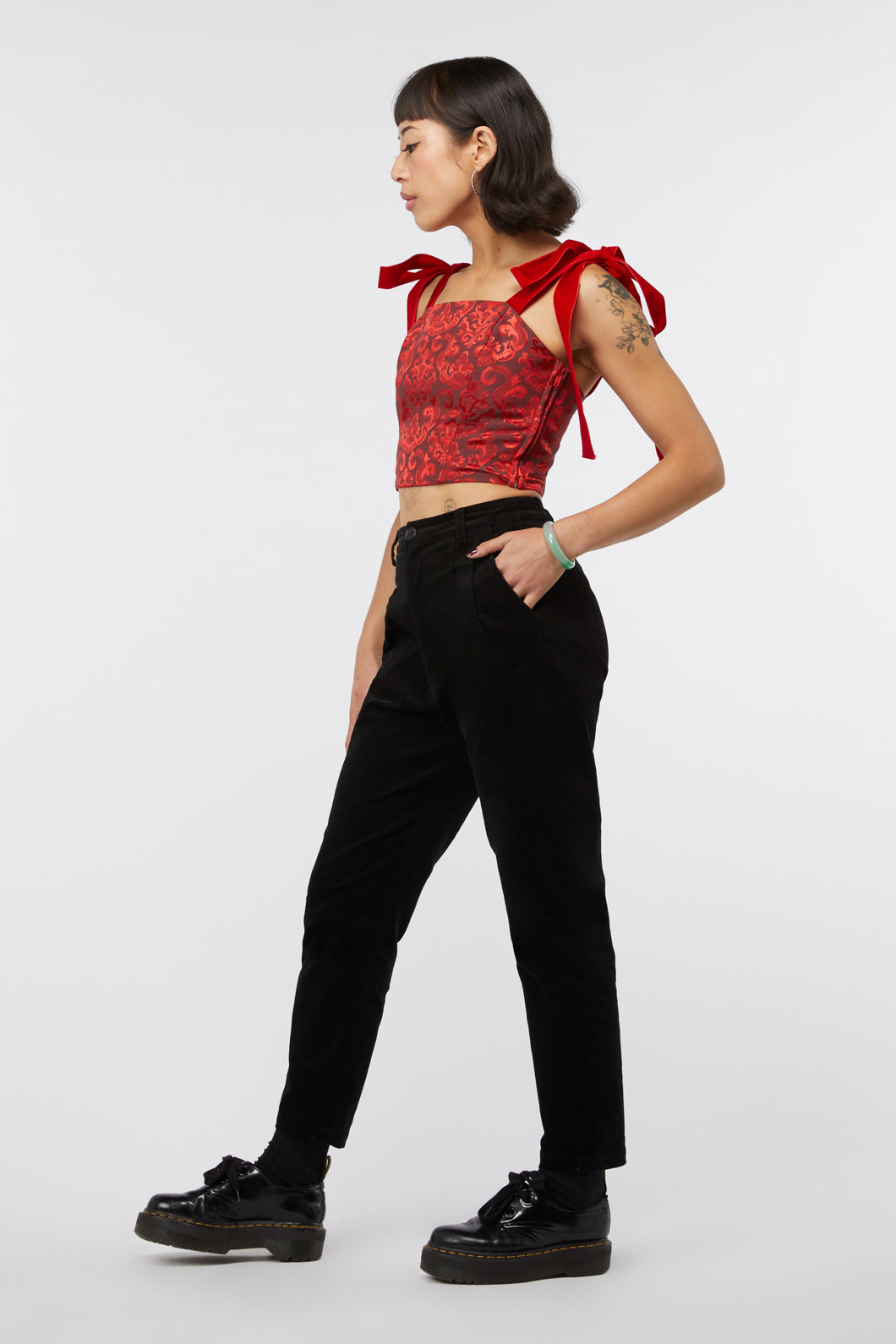 Dangerfield - Queenie Top - red