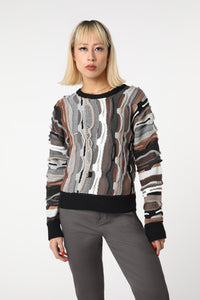 Dangerfield - Corpse Textured Knit - cream-multi