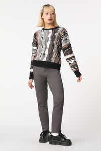 Dangerfield - Corpse Textured Knit - cream-multi