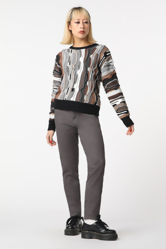 Dangerfield - Corpse Textured Knit - cream-multi