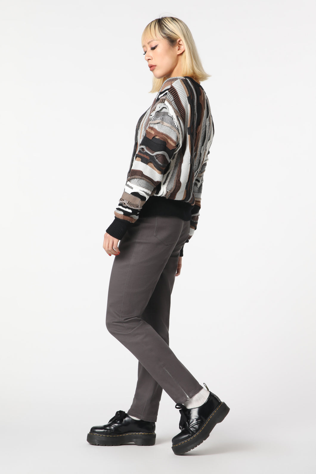 Dangerfield - Corpse Textured Knit - cream-multi