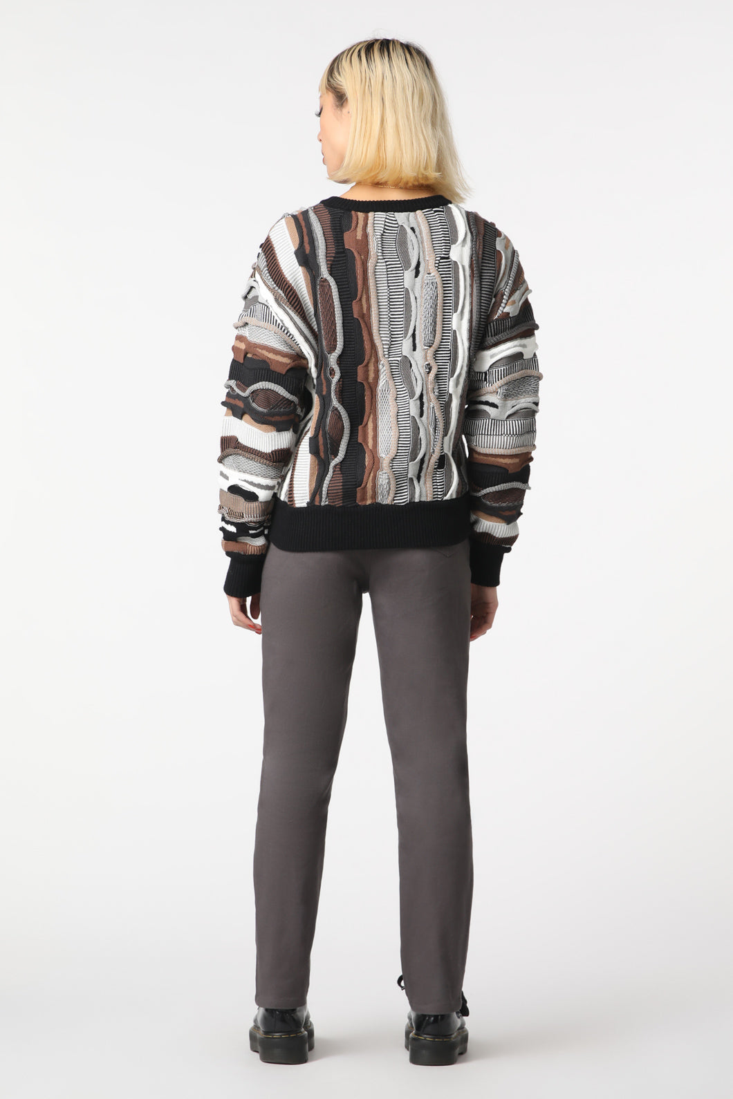 Dangerfield - Corpse Textured Knit - cream-multi