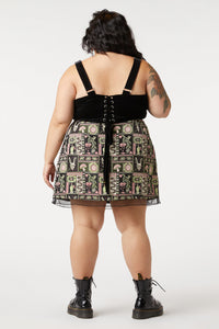 Dangerfield - Curve Knave Of Hearts Corset - black