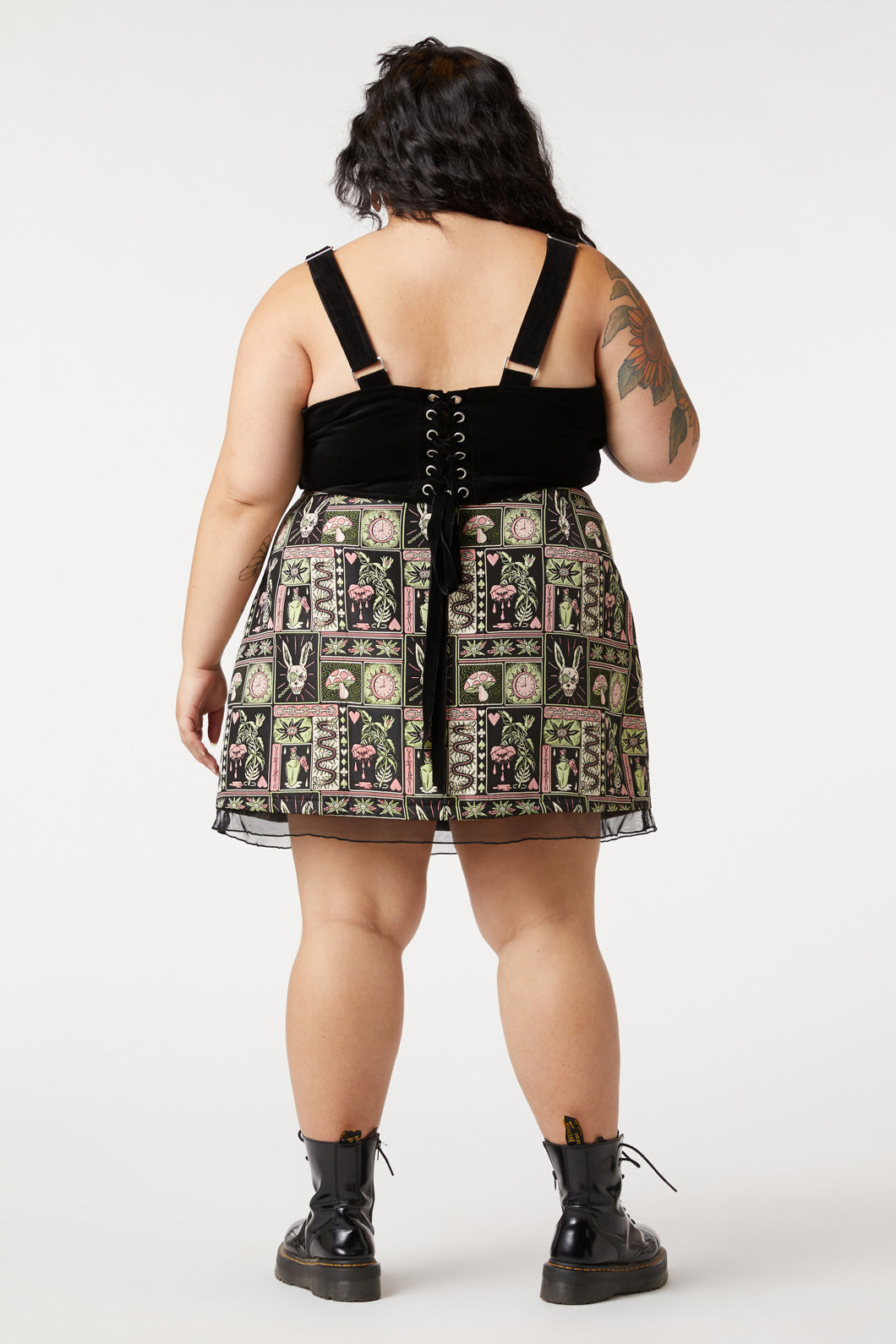 Dangerfield - Curve Knave Of Hearts Corset - black