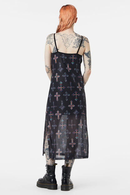 Dangerfield - Hope Had Died Mesh Dress - black