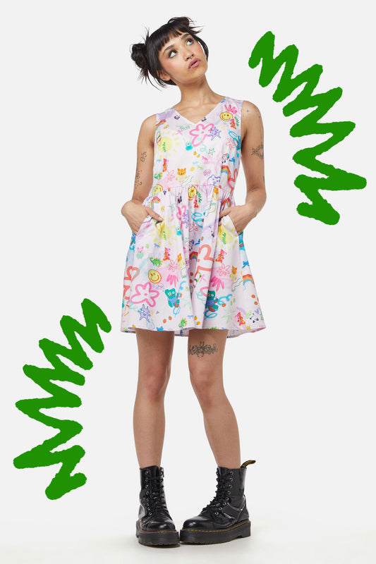 Dangerfield - Zero Concentration Mini Dress - pink