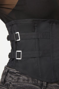 Dangerfield - Field Work Utility Underbust Corset - black