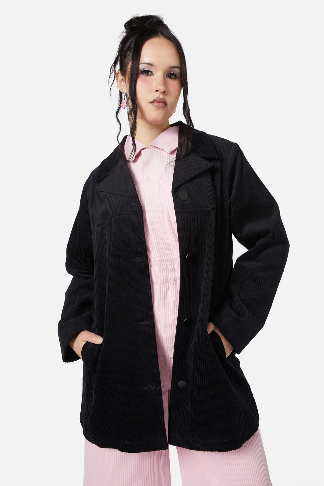 Dangerfield - Dolly Cord Jacket - black