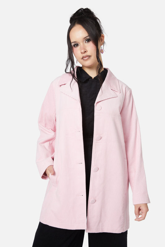 Dangerfield - Dolly Cord Jacket - pink
