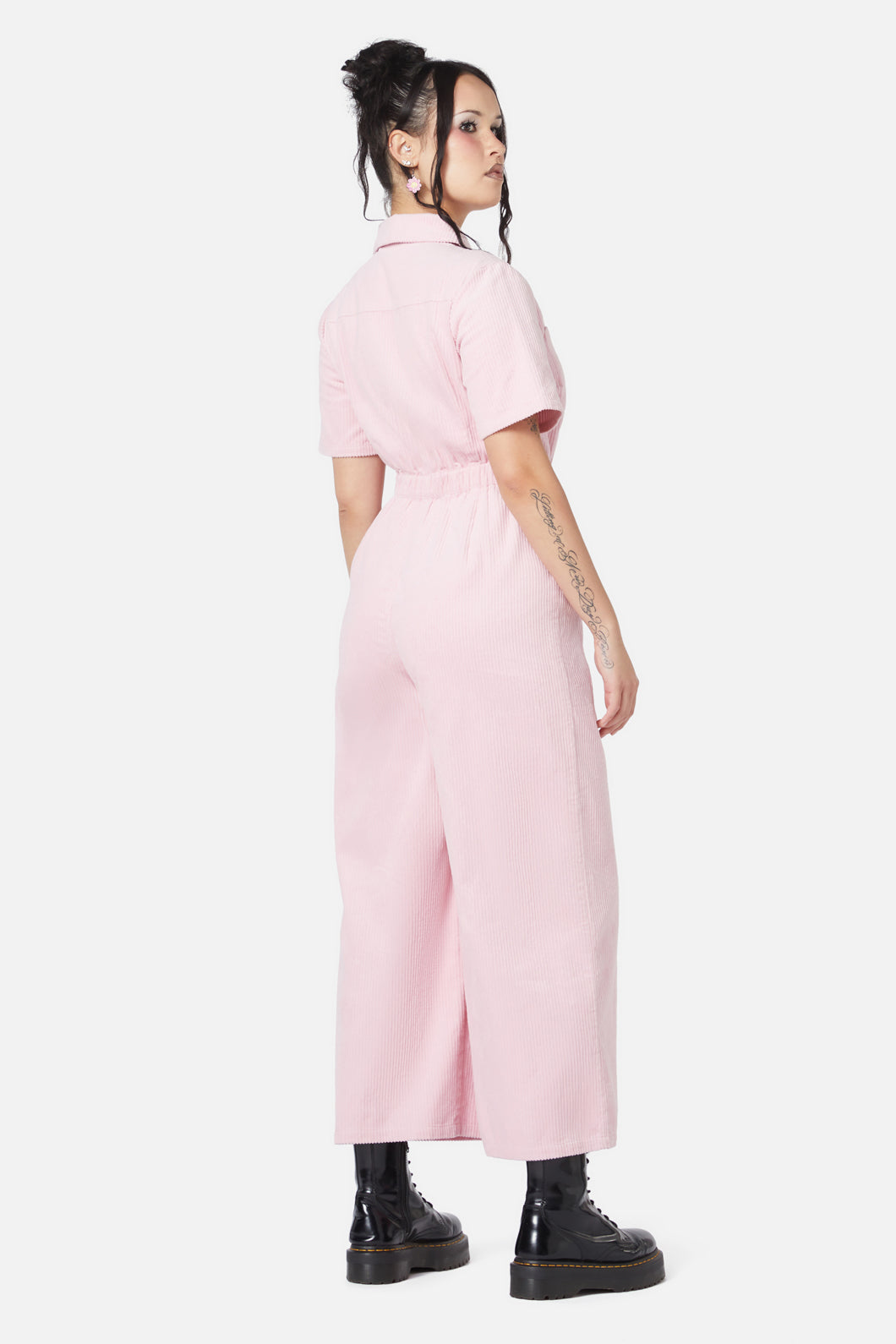 Dangerfield - Dolly Cord Boilersuit - pink