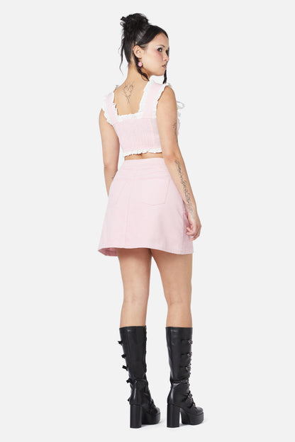 Dangerfield - Bebe Ruffle Corset - pink