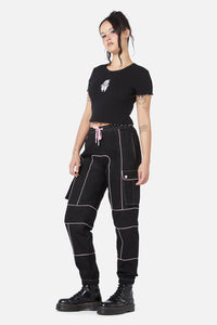 Dangerfield - Bebe Cuffed Cargo - black