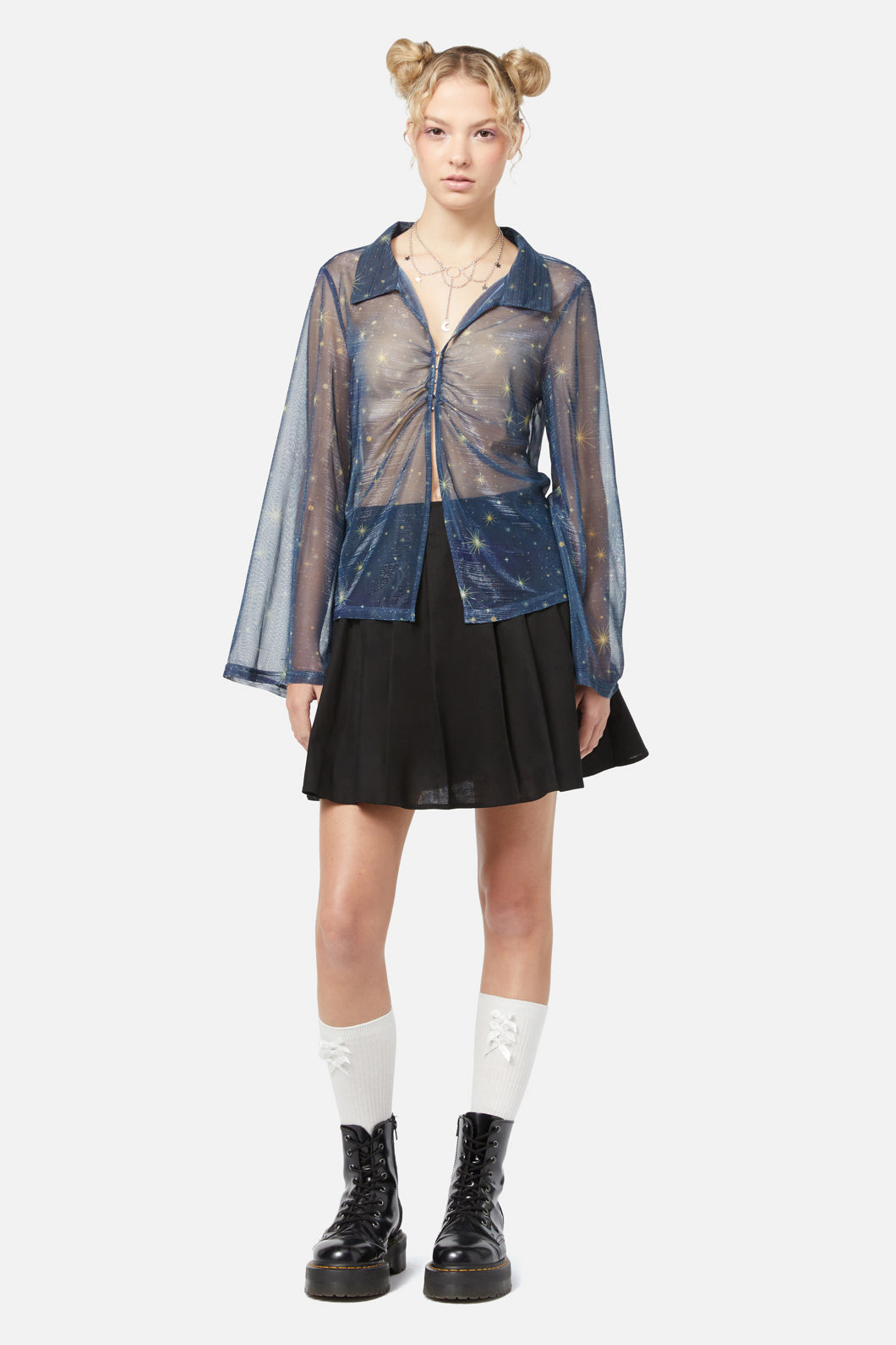 Dangerfield - Starlight Blouse - navy