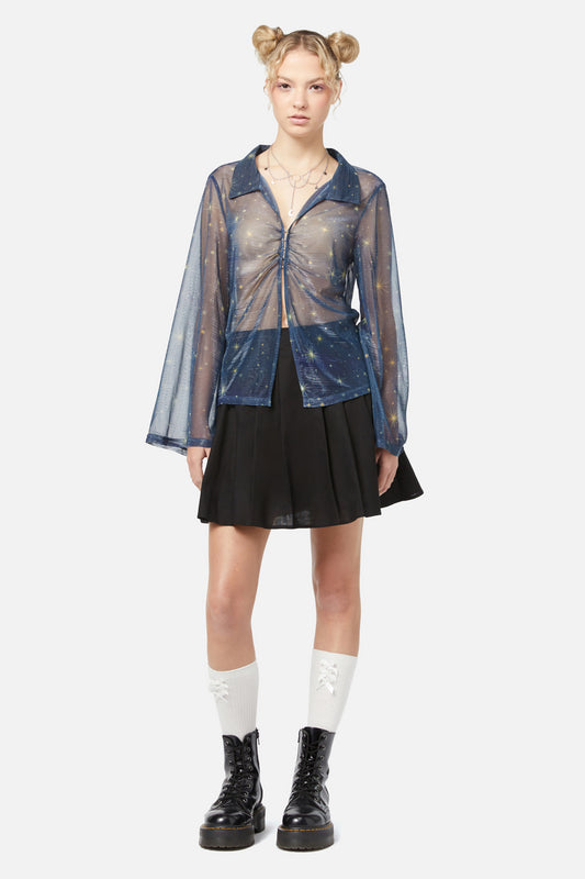 Dangerfield - Starlight Blouse - navy