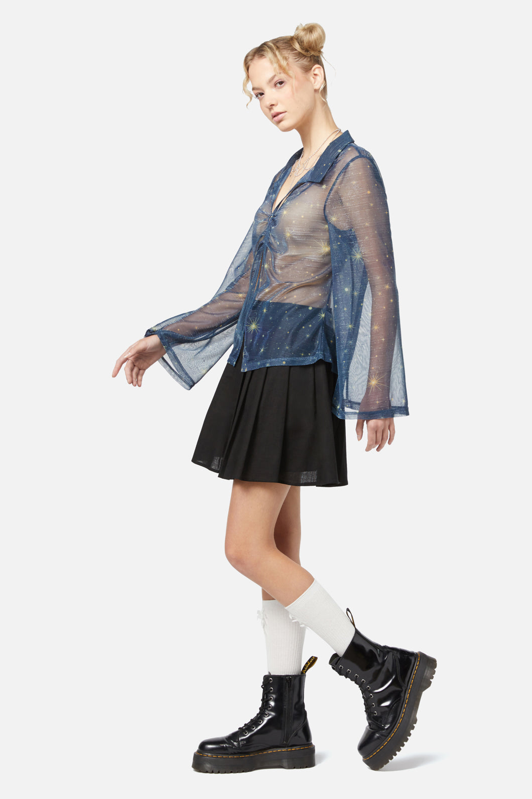 Dangerfield - Starlight Blouse - navy