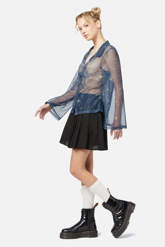 Dangerfield - Starlight Blouse - navy