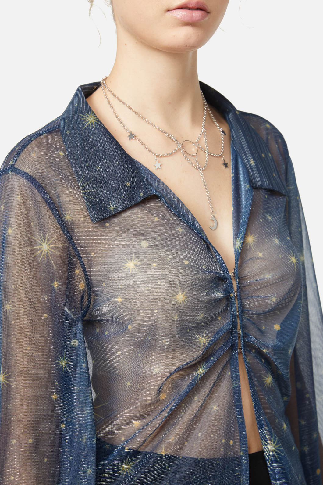 Dangerfield - Starlight Blouse - navy