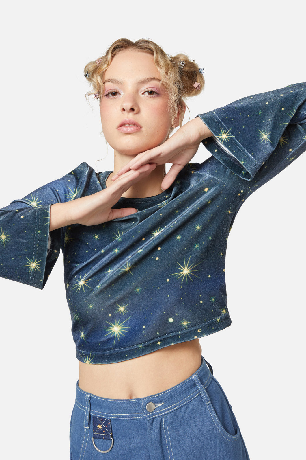 Dangerfield - Starlight Top - navy