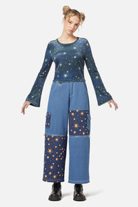 Dangerfield - Starlight Top - navy