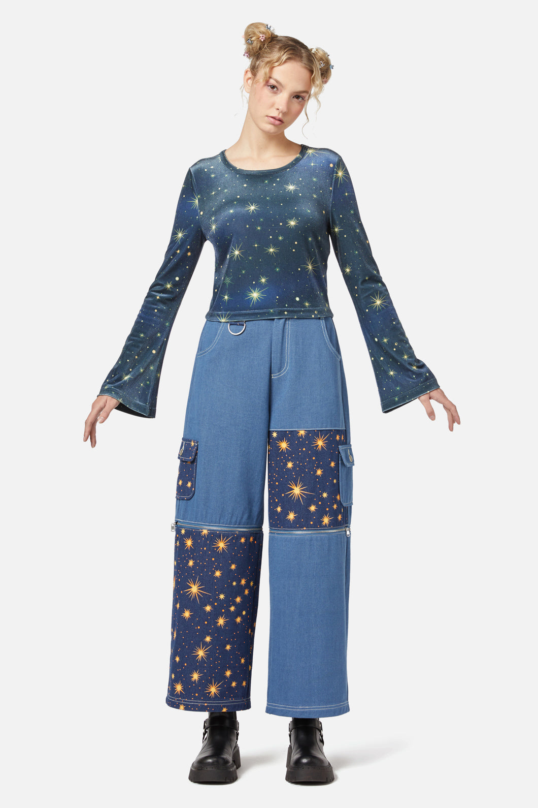 Dangerfield - Starlight Top - navy