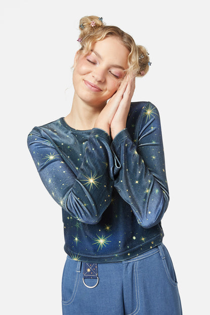 Dangerfield - Starlight Top - navy