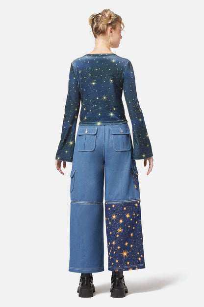 Dangerfield - Starlight Top - navy