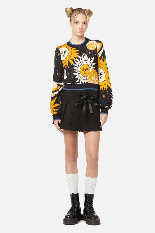 Dangerfield - Moonlit Knit Jumper - navy