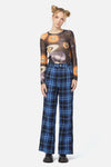 Dangerfield - Moonlit Tartan Pant - navy