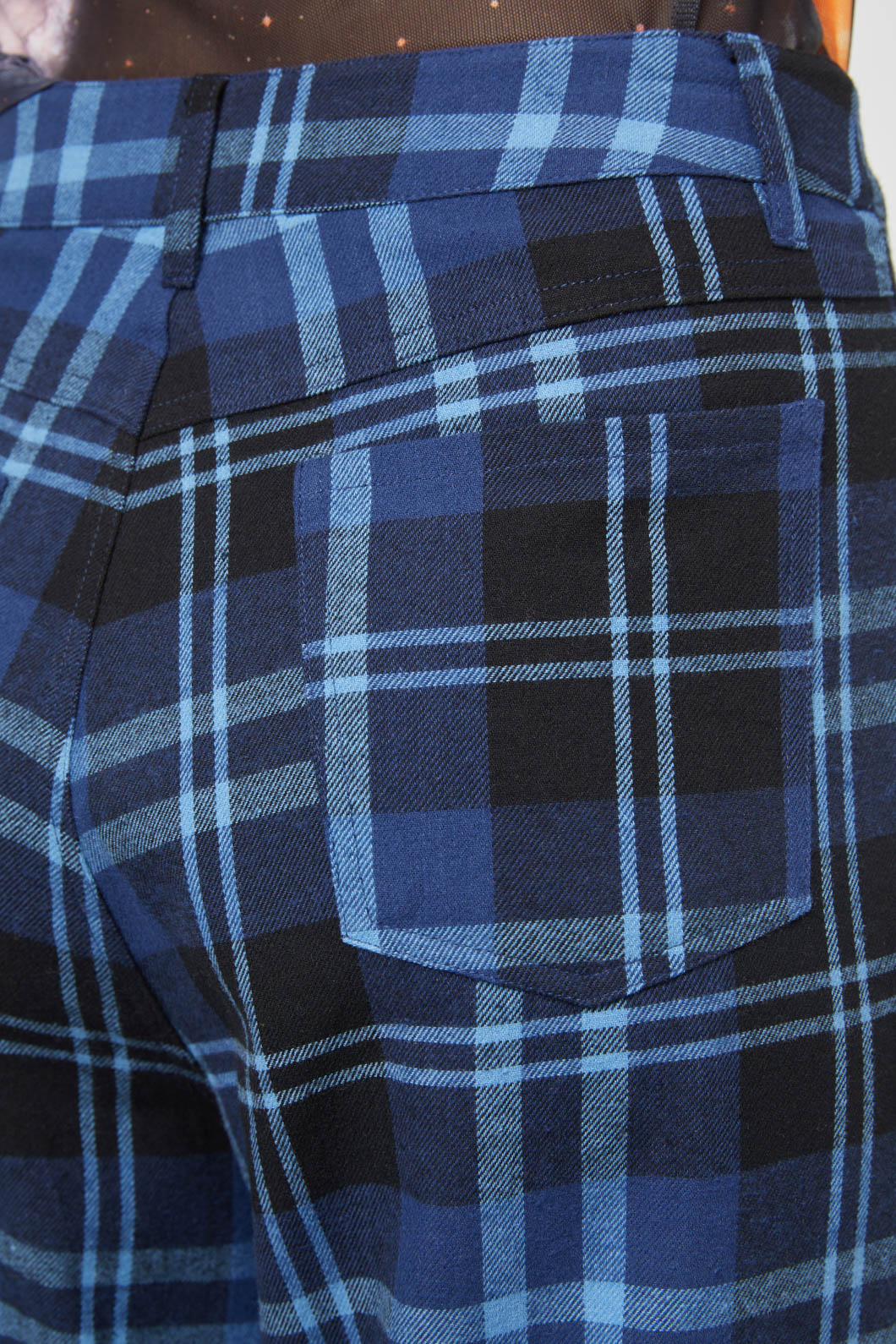 Dangerfield - Moonlit Tartan Pant - navy