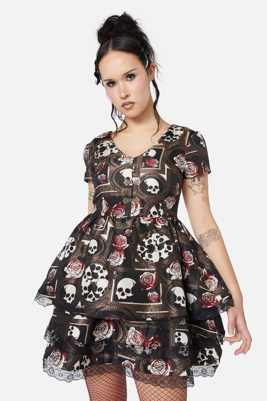 Dangerfield - Requiem Brocade Dress - multi