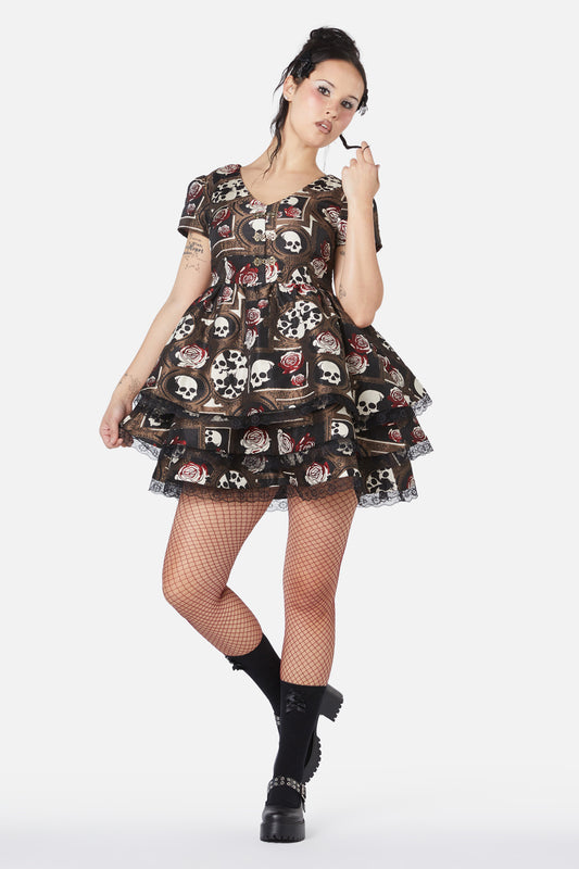 Dangerfield - Requiem Brocade Dress - multi