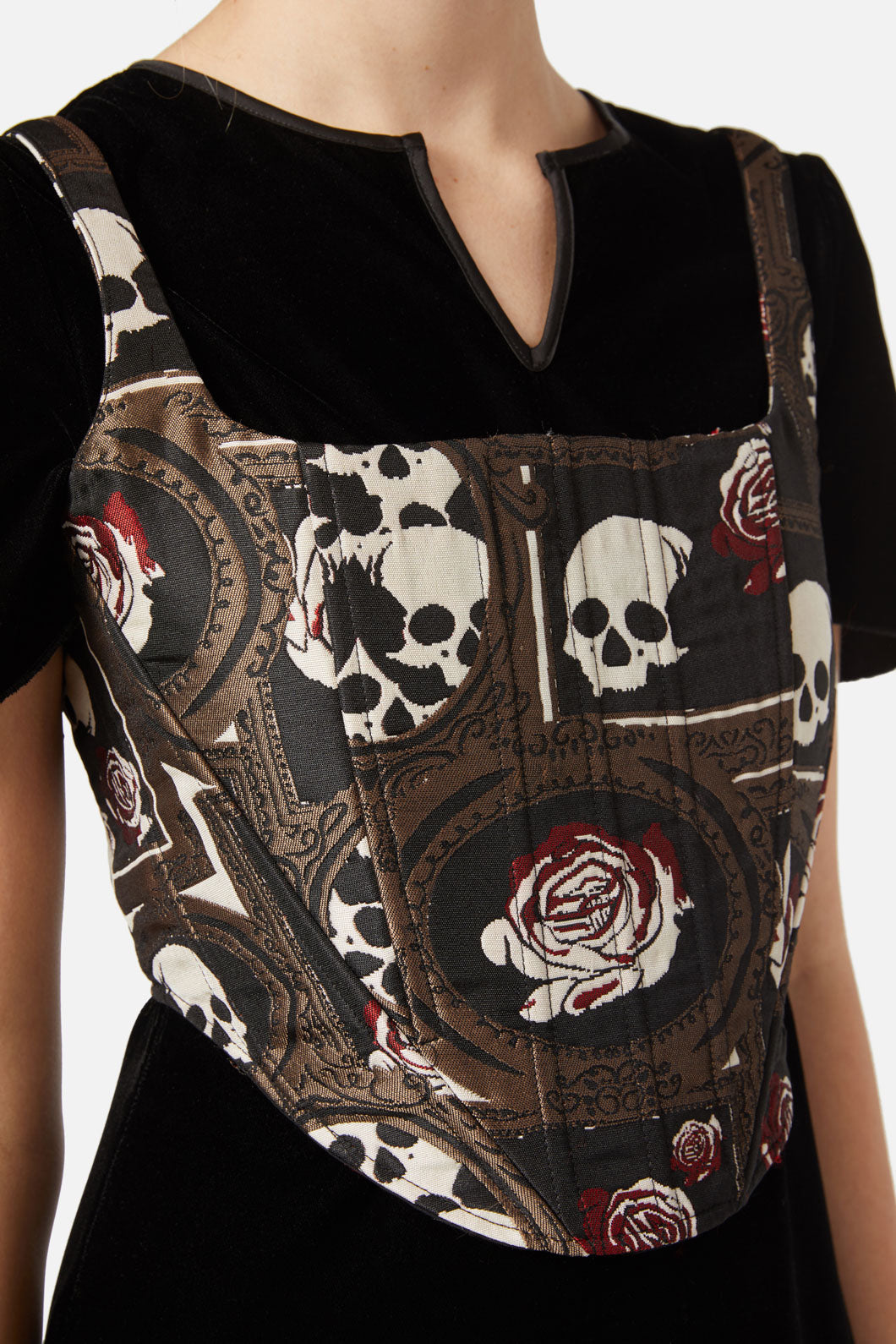 Dangerfield - Requiem Brocade Corset - multi