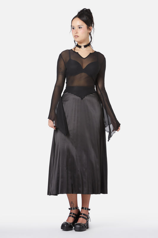Dangerfield - Elegy Mesh Top - black