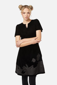 Dangerfield - Still Life Velvet Dress - black