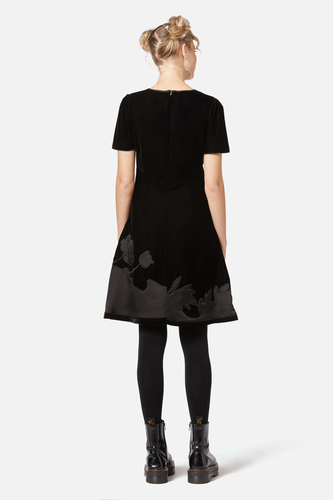 Dangerfield - Still Life Velvet Dress - black