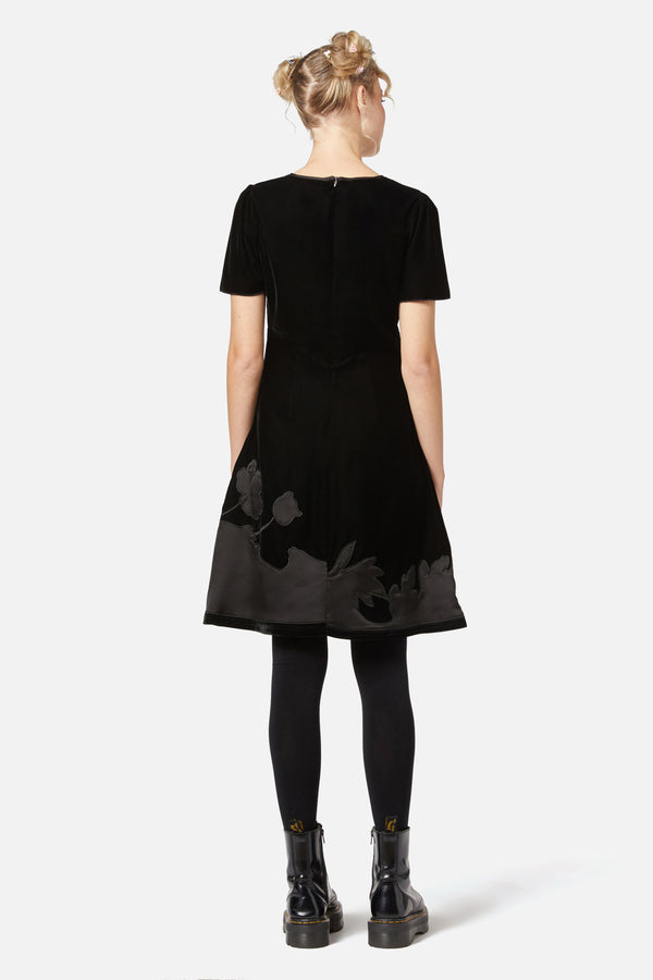 Dangerfield - Still Life Velvet Dress - black