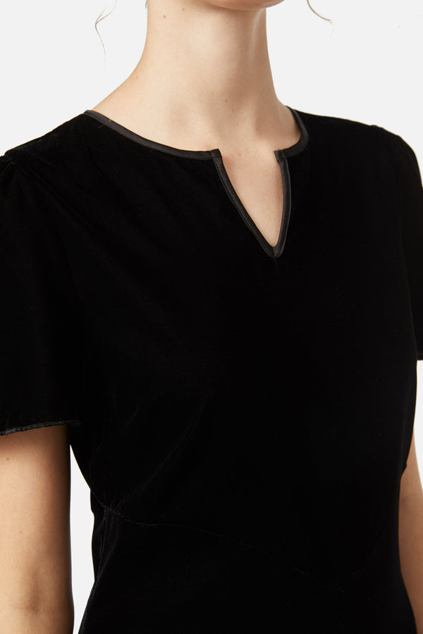 Dangerfield - Still Life Velvet Dress - black