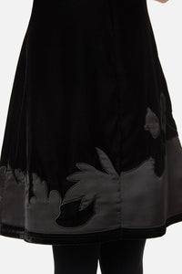 Dangerfield - Still Life Velvet Dress - black