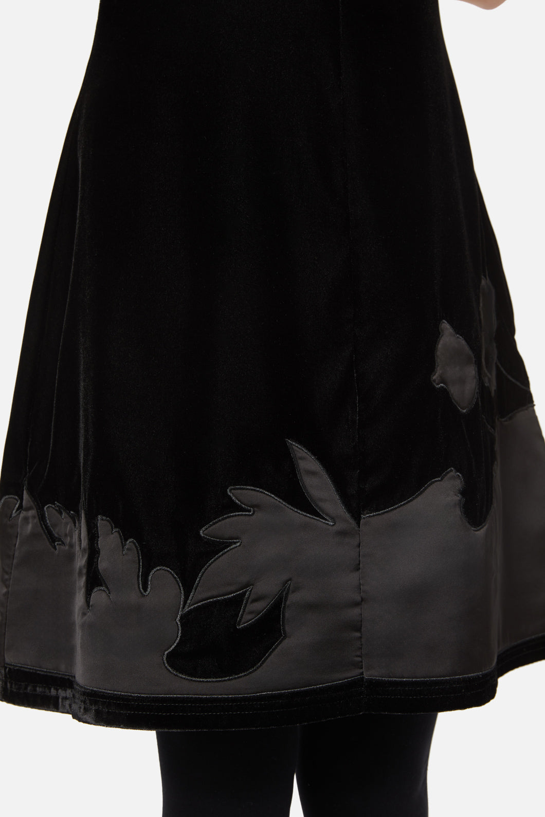 Dangerfield - Still Life Velvet Dress - black