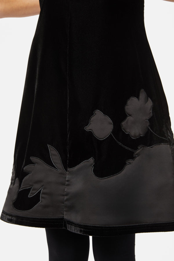 Dangerfield - Still Life Velvet Dress - black