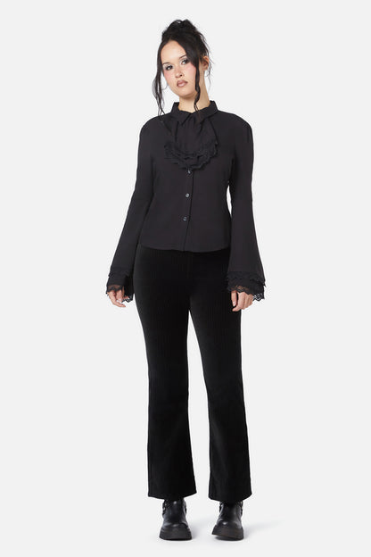 Dangerfield - Still Life Cravat Blouse - black