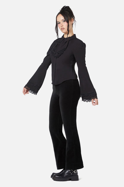 Dangerfield - Still Life Cravat Blouse - black