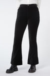 Dangerfield - Elegy Velvet Wide Leg Pants - black