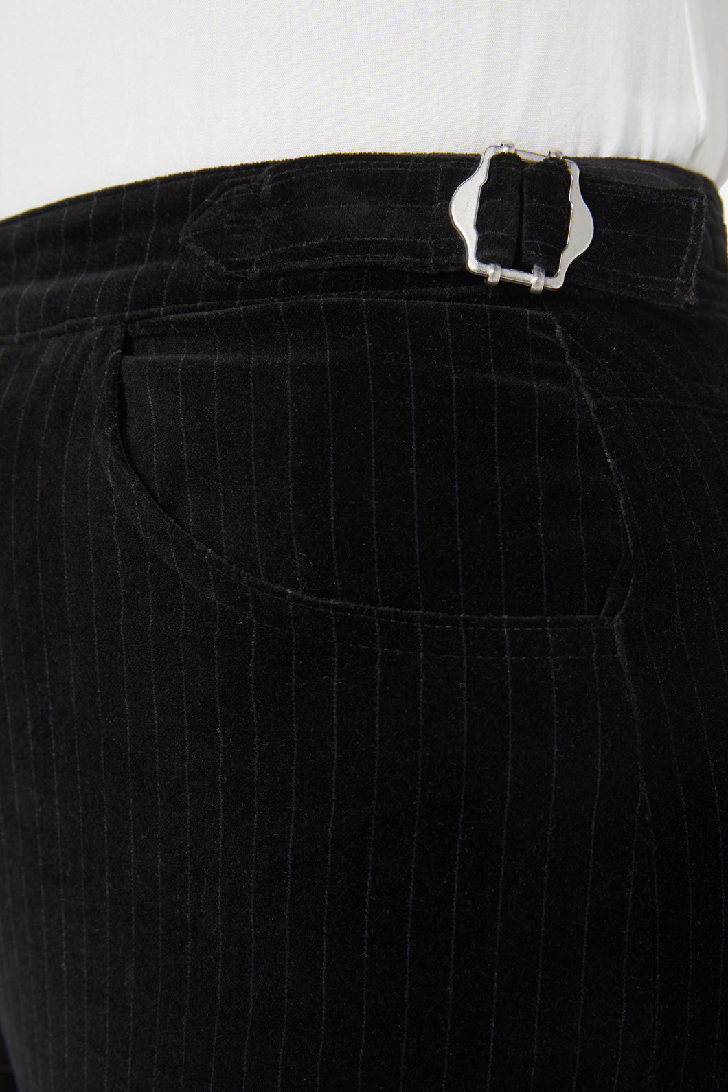 Dangerfield - Elegy Velvet Wide Leg Pants - black