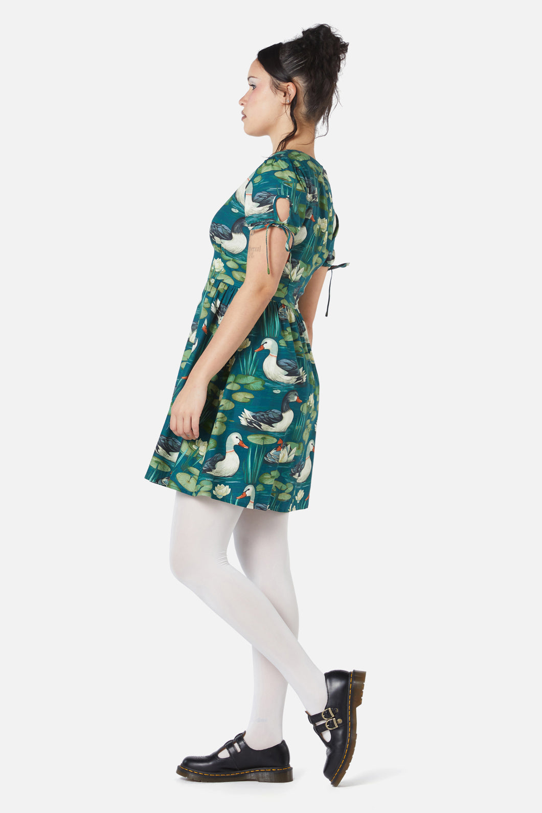 Dangerfield - Duck To Water Dress - blue