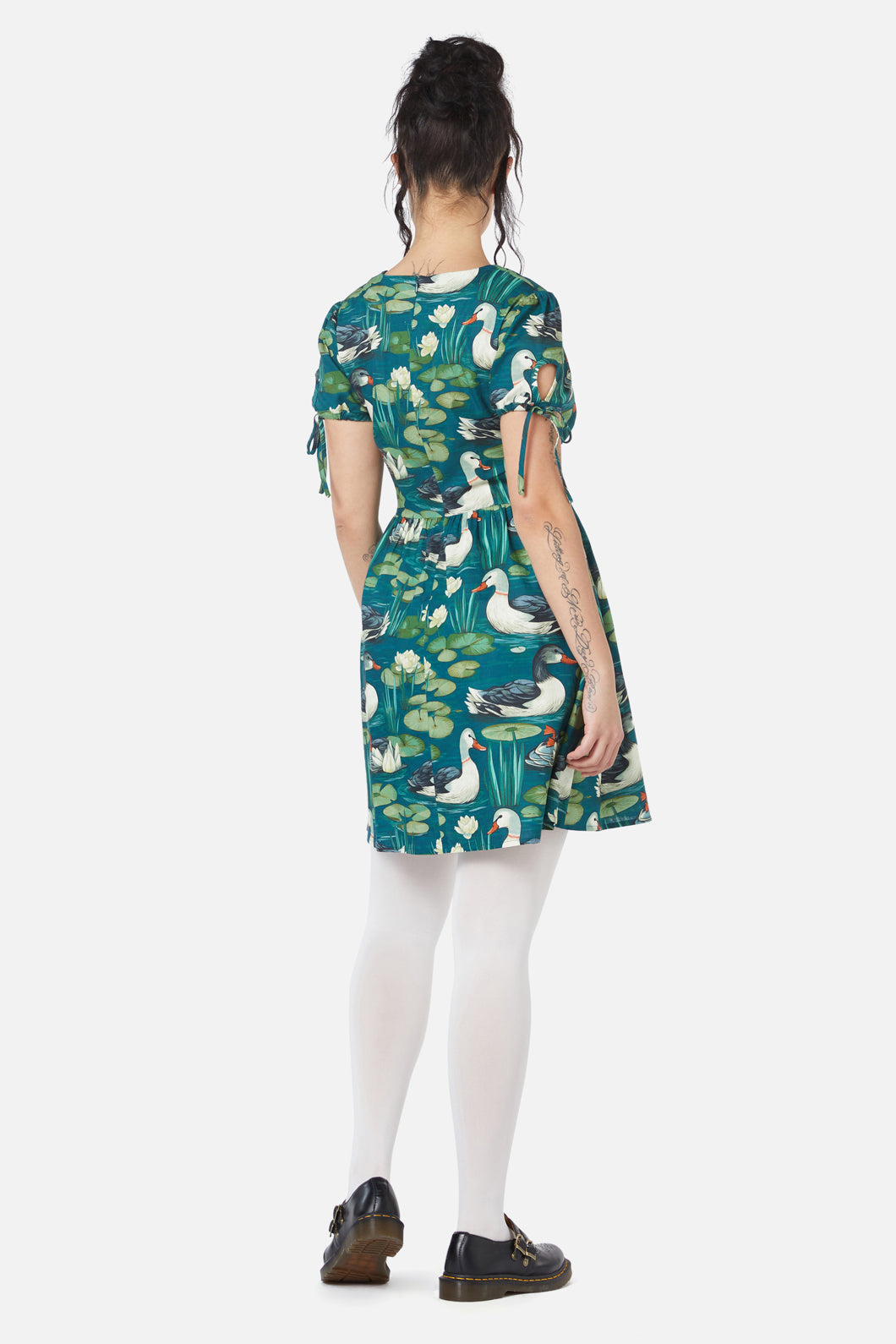 Dangerfield - Duck To Water Dress - blue