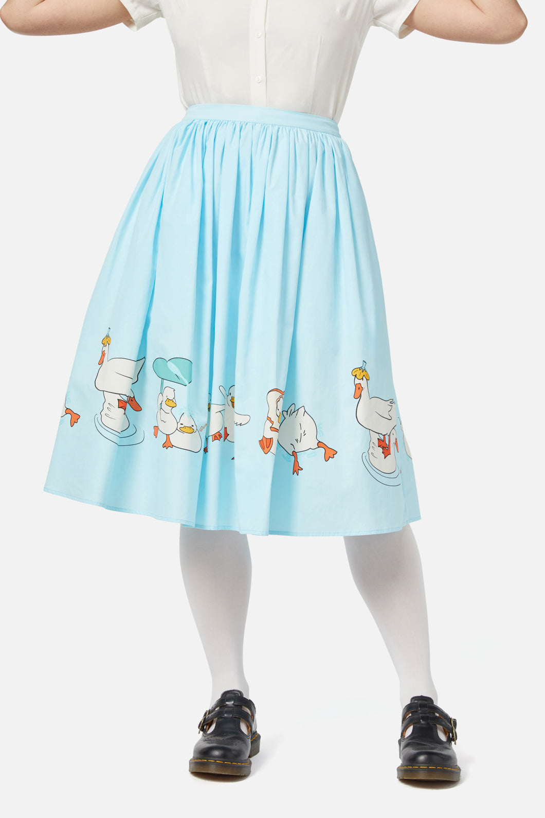 Dangerfield - Splash Skirt - teal