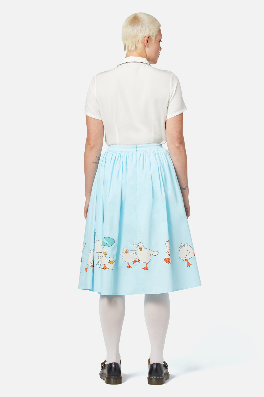 Dangerfield - Splash Skirt - teal