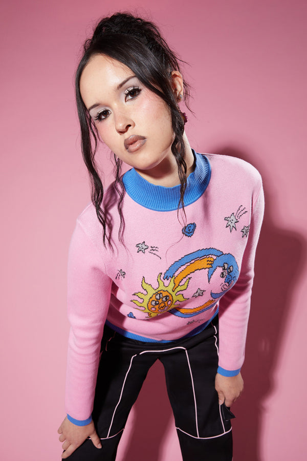 Dangerfield - Solar Soulmates Skivvy - pink