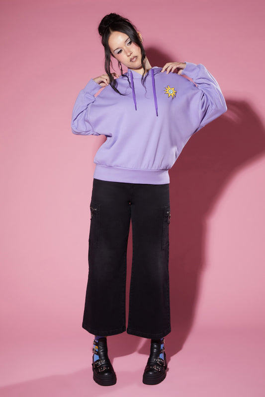 Dangerfield - Besties Celestial Hoodie - purple